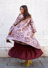 Load image into Gallery viewer, LONG COAT PINK/BROWN - REVERSIBLE