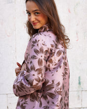 Load image into Gallery viewer, LONG COAT PINK/BROWN - REVERSIBLE