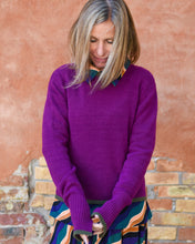 Load image into Gallery viewer, PREPPY SWEATER - PURPLE