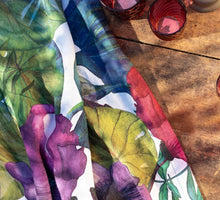 Load image into Gallery viewer, FLOWERS Hemp Tablecloth 170X270 cm
