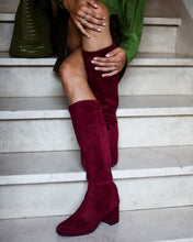 Load image into Gallery viewer, BORDEAUX SUEDE BOOTS
