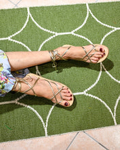 Load image into Gallery viewer, GOLD STRAPPY SANDALS
