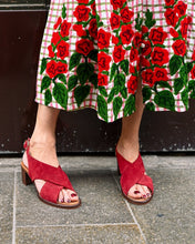 Load image into Gallery viewer, RED LEATHER SANDAL
