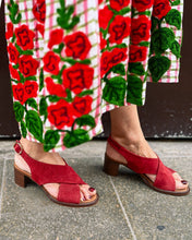 Load image into Gallery viewer, RED LEATHER SANDAL
