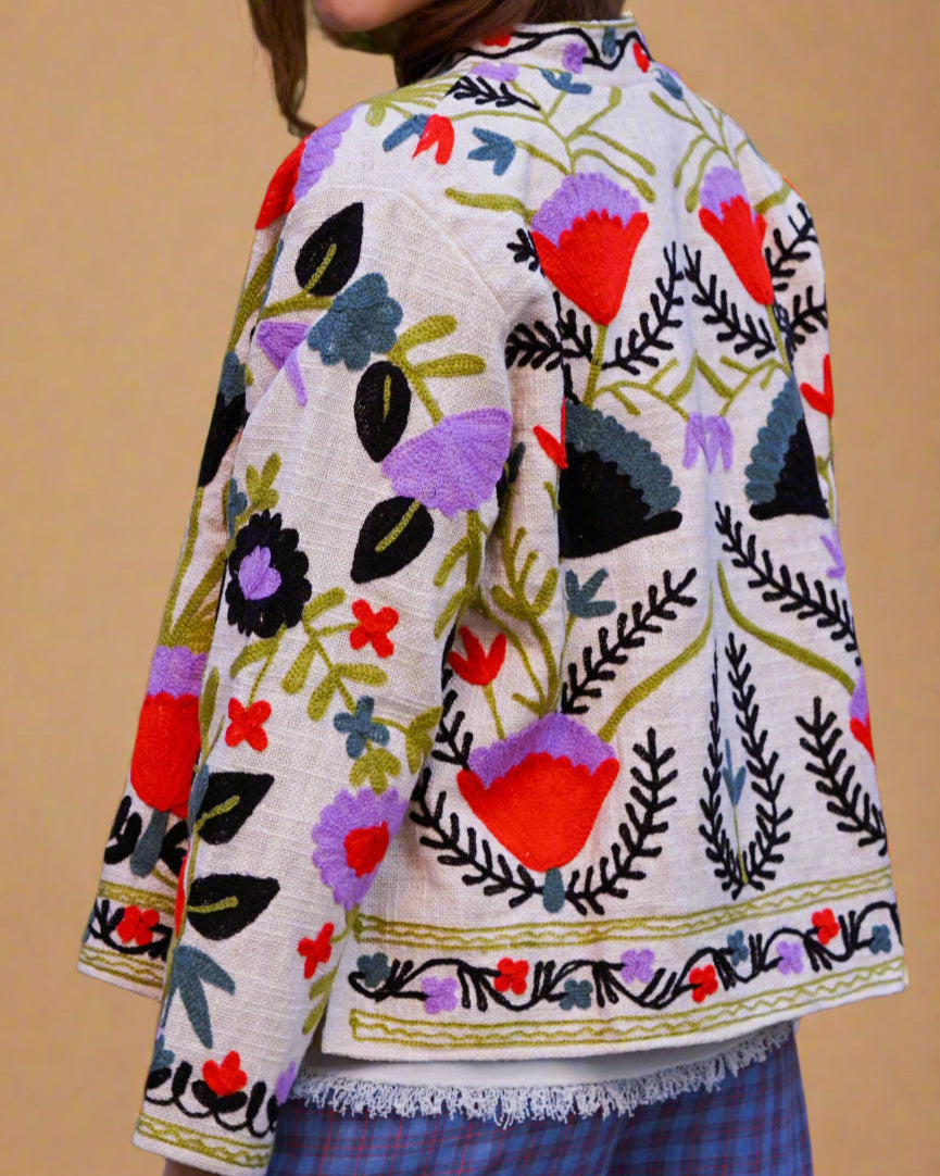 MULTI EMBROIDERY JACKET