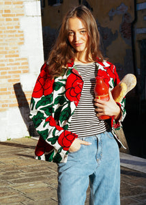 ROSE EMBROIDERY JACKET