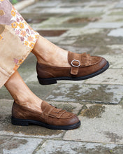 Load image into Gallery viewer, SUEDE BROWN LOAFERS
