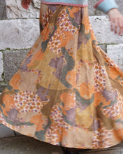 Load image into Gallery viewer, ORANGE FANTASY RUOTA SKIRT
