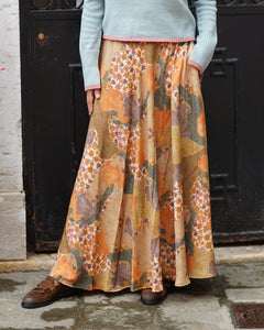 ORANGE FANTASY RUOTA SKIRT