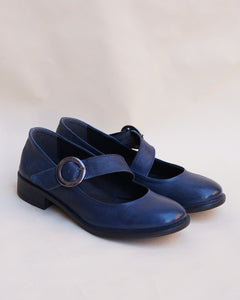 BLUE MARY JANES