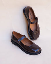 Load image into Gallery viewer, BROWN PATENT MARY JANES
