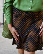 Load image into Gallery viewer, BLACK FIREWORKS SKIRT
