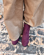 Load image into Gallery viewer, PURPLE SUEDE BOOTS
