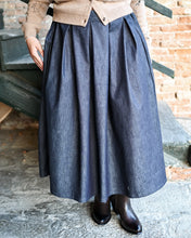 Load image into Gallery viewer, SARA MIDI SKIRT - JEANS
