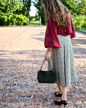 Load image into Gallery viewer, FLORA MIDI SKIRT-GREEN
