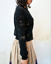 Load image into Gallery viewer, BLACK WOOL CARDIGAN
