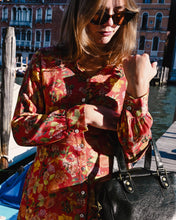 Load image into Gallery viewer, TELIN DRESS - AUTUMN FLOWERS
