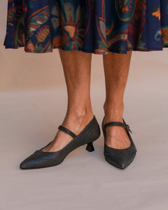 KITTEN HEEL MARY JANES