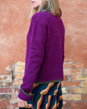 Load image into Gallery viewer, PREPPY SWEATER - PURPLE
