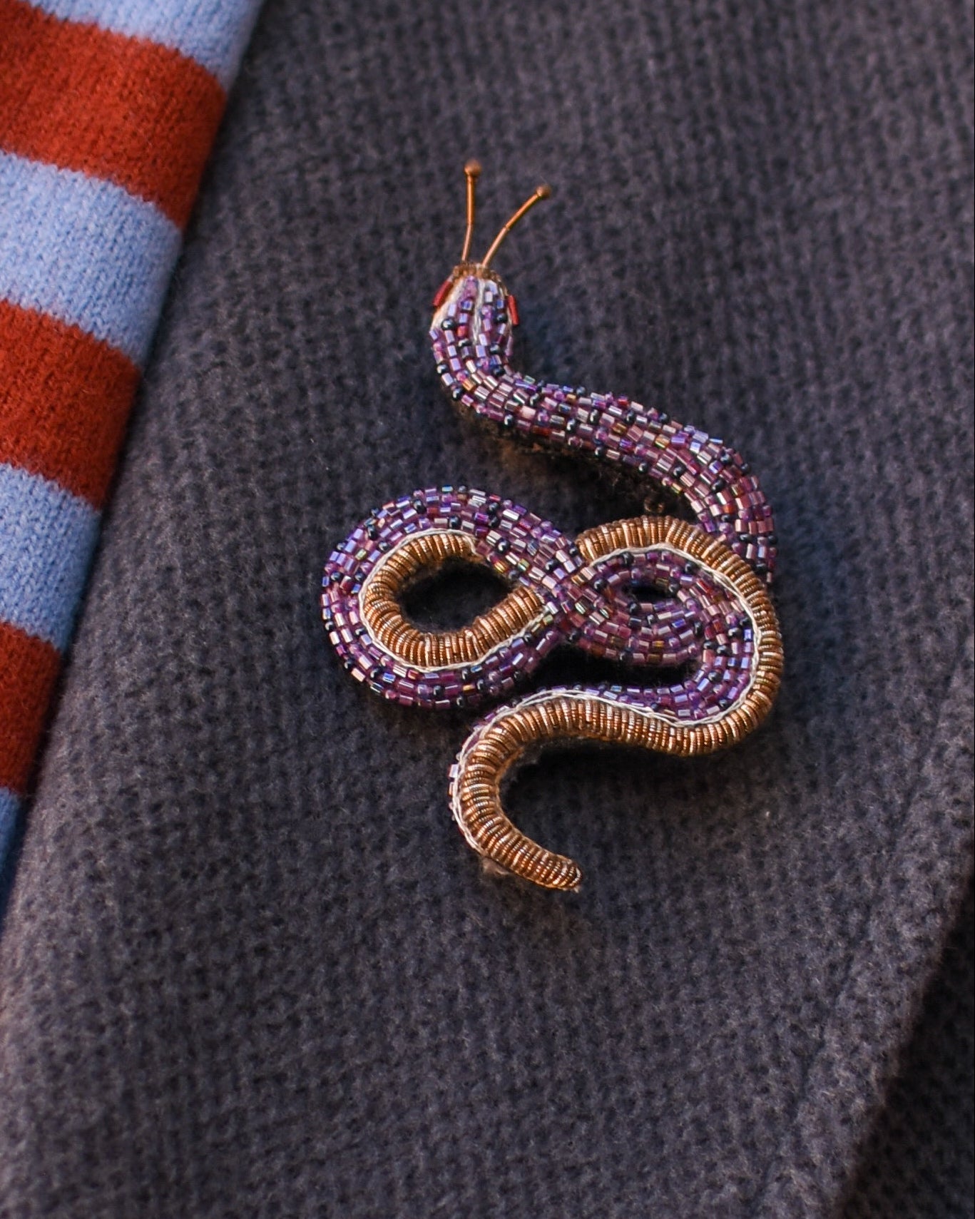 SNAKE BROOCH