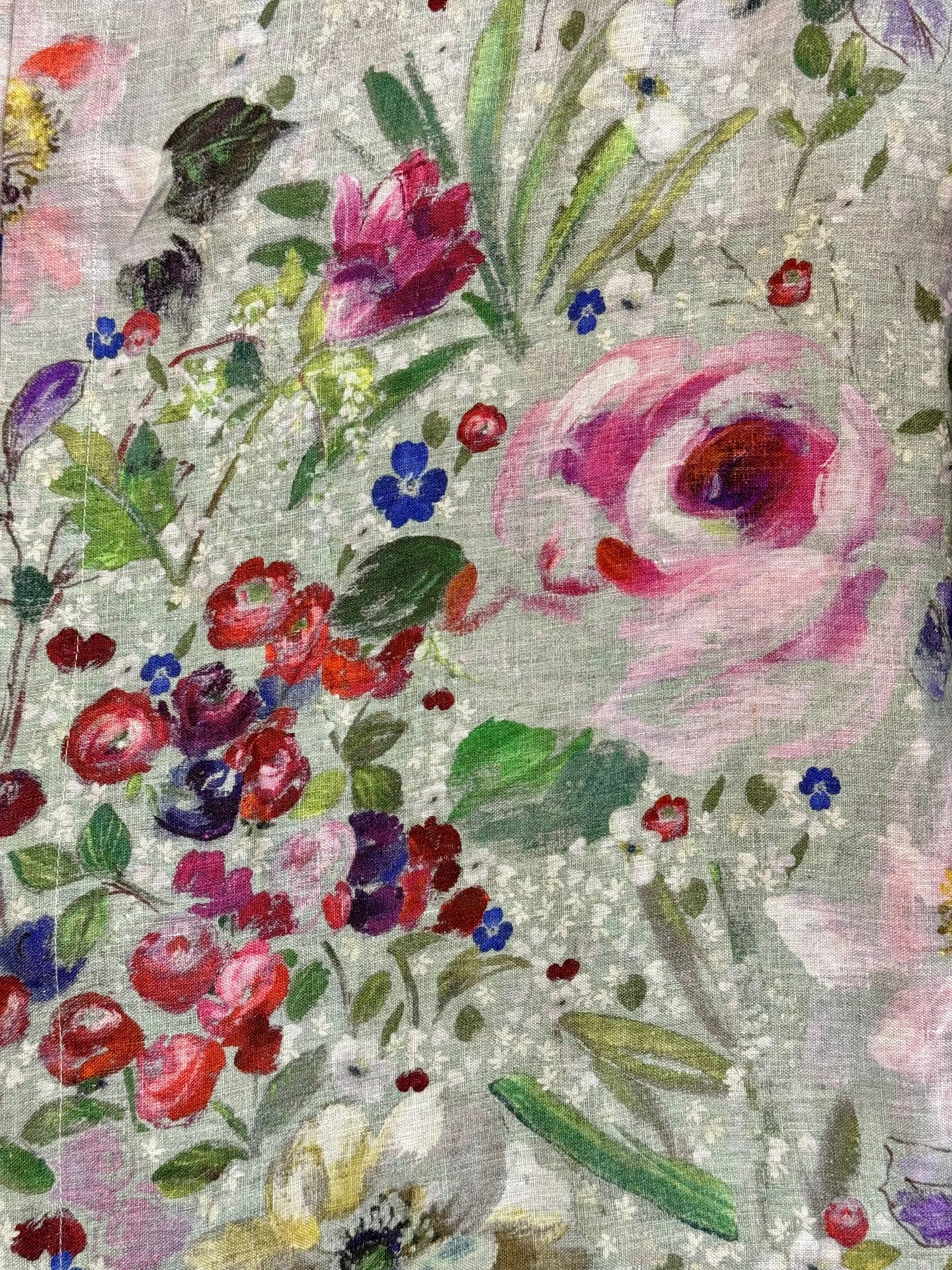 ROSES Linen Mezzero 180X280 cm