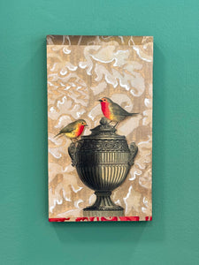 Wooden PANEL Printout - BIRDS