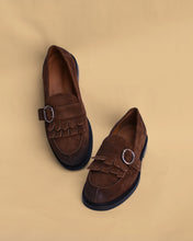 Load image into Gallery viewer, SUEDE BROWN LOAFERS
