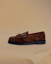 Load image into Gallery viewer, SUEDE BROWN LOAFERS
