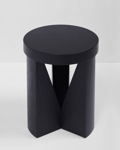Italian Design stool or night table - solid wood