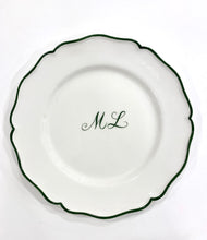 Load image into Gallery viewer, DINNER PLATE with MONOGRAM
