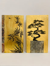 Load image into Gallery viewer, Gold Leaf Wooden Panel
