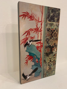 Wooden PANEL Printout - BIRDS