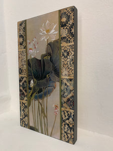 Wooden PANEL Printout - FLOWERS